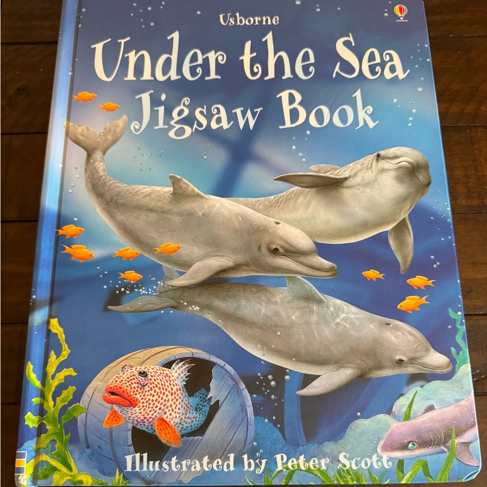 Usborne Jigsaw Book - Under the Sea - Like New!